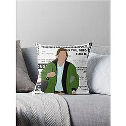 Cousin Greg | Succession TV Show | Minimalist Art Print | Quote Wall Decor Throw Pillow