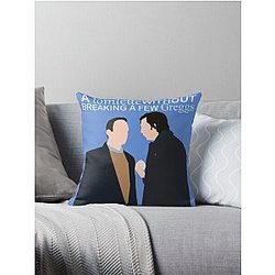 tom and greg from succession poster Throw Pillow