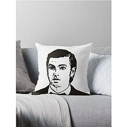 Cousin Greg From Succession Outline Throw Pillow