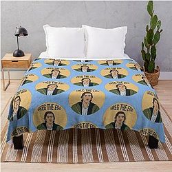 Greg the Egg Reagan Bush  - Cousin Greg Hirsch - Succession     Throw Blanket