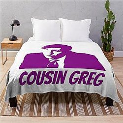 Greg from Succession (Purple) Throw Blanket