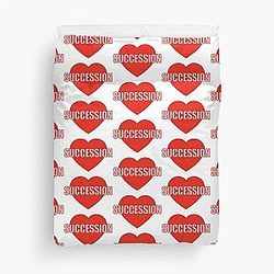 Succession Heart Duvet Cover