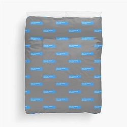 sorry, I was watching succession  Duvet Cover