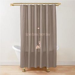 Succession - Spinny Spinny, Chicken Dinny Shower Curtain