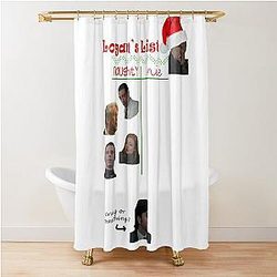 Succession Christmas Shower Curtain