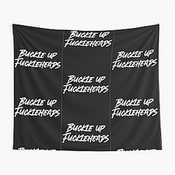 Succession Roman Roy "Buckle up Fuckleheads" Tapestry