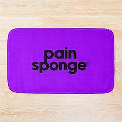 Pain Sponge ® BLACK [Tom Wambsgans - Succession] Bath Mat