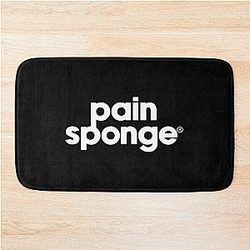 Pain Sponge ® WHITE [Tom Wambsgans - Succession] Bath Mat