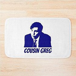 Cousin Greg from Succession (Navy) Bath Mat