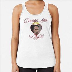 "Daddy's Little Angel" Succession Kendall Roy Racerback Tank Top