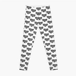 Ludicrously Capacious Bag - Succession b&w  Leggings