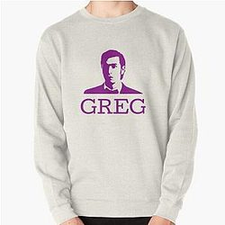Greg from Succession (Purple) Pullover Sweatshirt