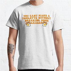 You Can’t Make A Tomlette Without Breaking Some Greggs - Succession Classic T-Shirt