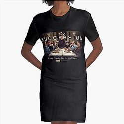 succession merch Succession Roy Family Adult Short Sleeve T-Shirt Graphic T-Shirt Dress