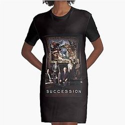 Succession 7  T-Shirt Graphic T-Shirt Dress