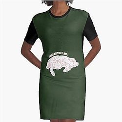 Boar On The Floor_quot_ Succession Design   Graphic T-Shirt Dress