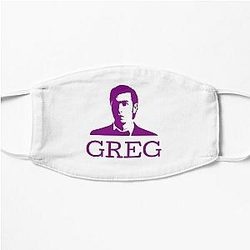 Greg from Succession (Purple) Flat Mask