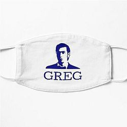 Greg from Succession (Navy) Flat Mask