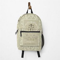 Succession If It Is To Be Said Backpack
