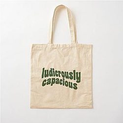 Ludicrously Capacious Green Logo - Succession Cotton Tote Bag