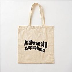 Ludicrously Capacious - Succession b&w  Cotton Tote Bag