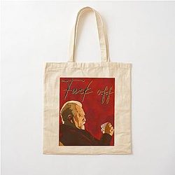 Logan Roy Succession Brian Cox Illustration Cotton Tote Bag
