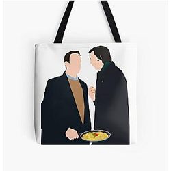 tom and greg from succession All Over Print Tote Bag