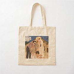 Succession siblings season 3 finale acrylic painting Cotton Tote Bag