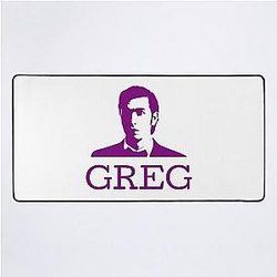 Greg from Succession (Purple) Desk Mat