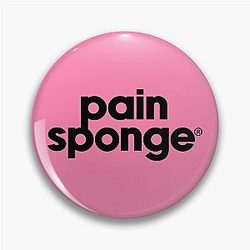 Pain Sponge ® BLACK [Tom Wambsgans - Succession] Pin