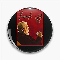 Logan Roy Succession Brian Cox Illustration  Pin