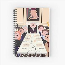 Succession full group picture Spiral Notebook