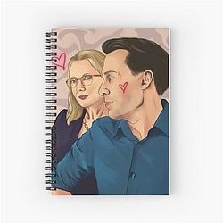 Gerri Kellman and Roman Roy Succession Spiral Notebook