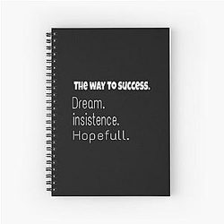 Succession, succession s,hope world   Spiral Notebook