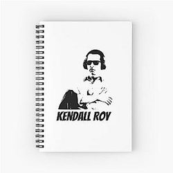 Kendall Roy from Succession Spiral Notebook