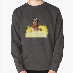 Yellow Spray Painted Shiv From Succession With A Crown  Pullover Sweatshirt