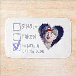 Einzelne Mentalität Dating Suga - Min Yoongi Agust D BTS Badematte