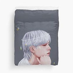 Weiß Suga BTS Duvet Cover