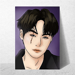 SUGA BTS Fan Art Limited Edition Suga Posts