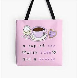 BTS Cup mit Suga und Kookie All Over Print Tote Bag