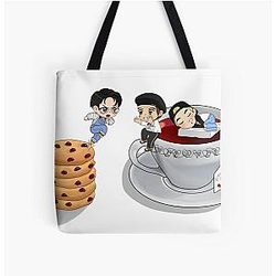 Eine Tasse Tae mit Suga und Kookie All Over Print Tote Bag