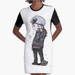 Suga Grafische T-Shirt Kleid