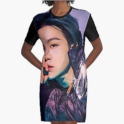 Suga Grafische T-Shirt Kleid