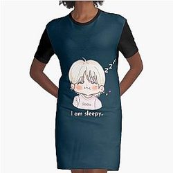 ich bin schlafig Suga T-Shirt Kleid