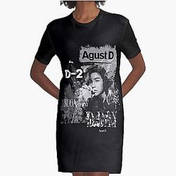 Tag Suga Agust D Konzert Tour Grafisches Kleid