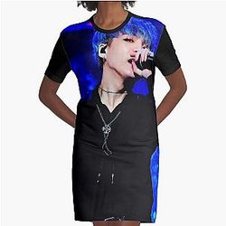 Suga Suga Grafische T-Shirt Kleid