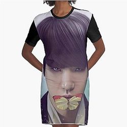 suga Grafische T-Shirt Kleid