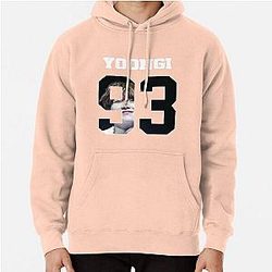 BTS Bangtan Boys Min Yoongi Suga NR 93 K-Pop Jersey Pullover Hoodie