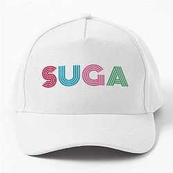 BTS Suga Aufkleber Suga Hat Print BTS Berechtigung zum Tanzen auf Bühne Malerei Kunstdruck Geschenk für BTS Fan Baseball Cap