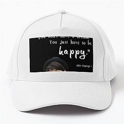 BTS Suga Zitat von Happy Baseball Cap